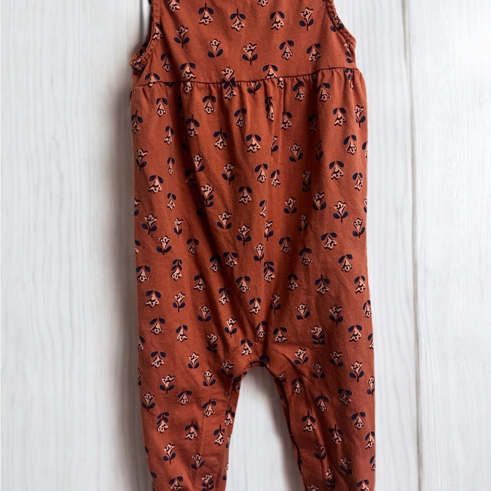 Carter's Terracotta Floral Romper